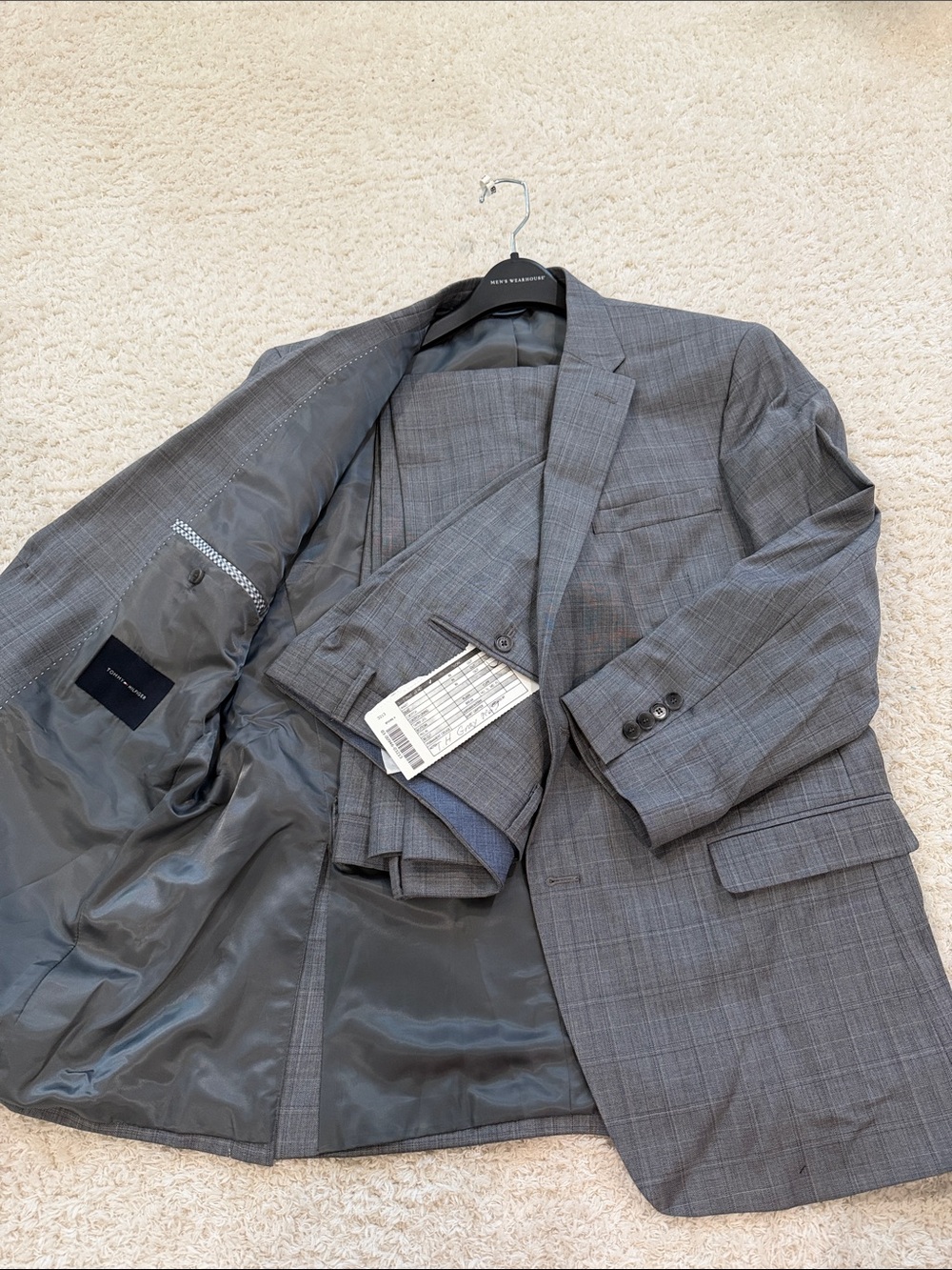 Men’s Tommy Hilfiger Full Suit Grey